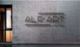 Le branding de la marque Alp Art hôtel